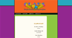 Desktop Screenshot of clapsonline.org